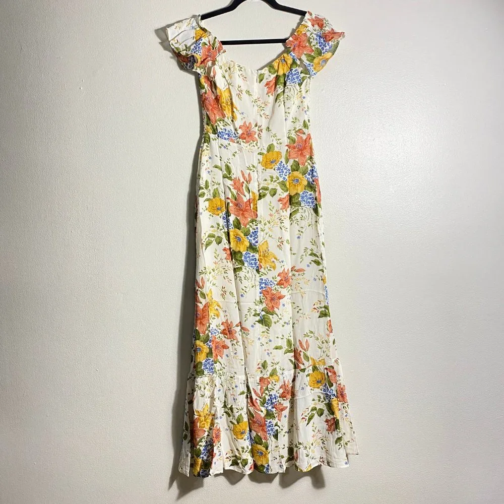 Reformation Butterfly Dress in Marie Antoinette - Picture 8 of 14